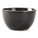 Black Haven Bowl w/Brown Rim 24oz
