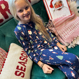 Kids Peppermint Pine Pajama Set