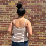 V Neck Lace Tank Top