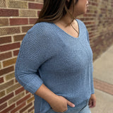 Chic Crew Neck Knit Sweater