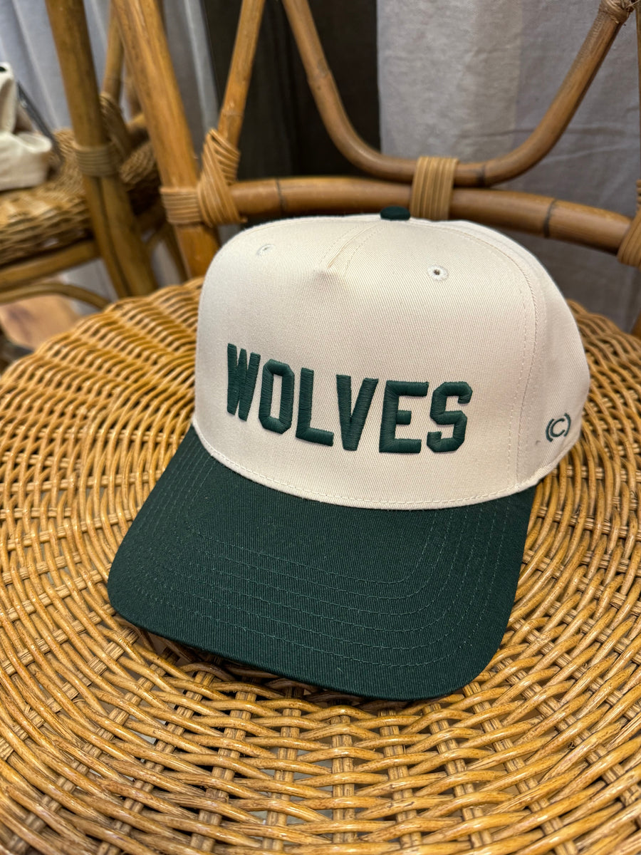 WOLVES Two Tone Vintage Hat