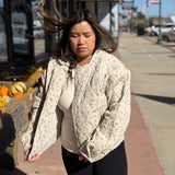 Quilted Bomber Jacket