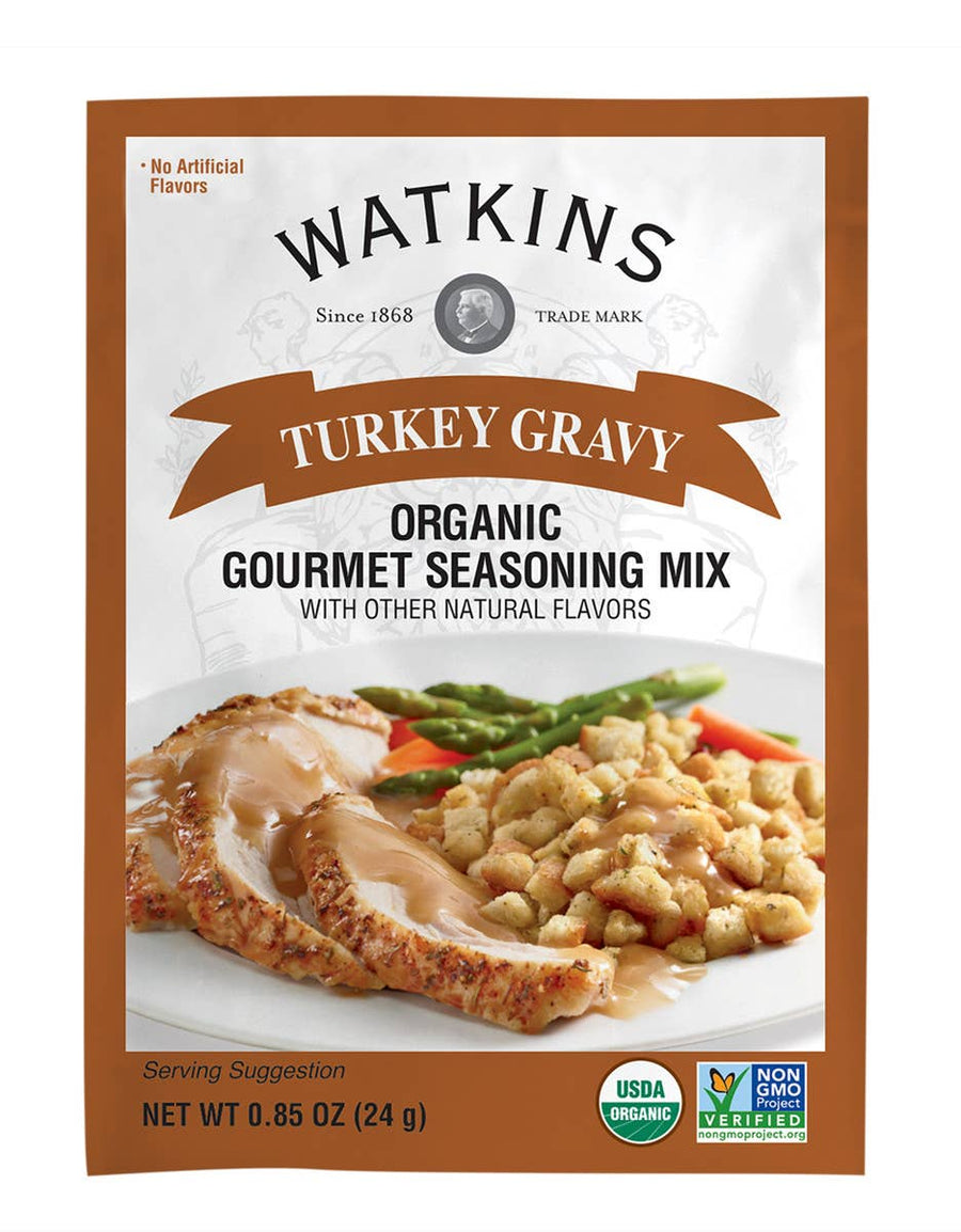 The Watkins Co. - Organic Turkey Gravy Gourmet Seasoning Mix, 0.85 oz