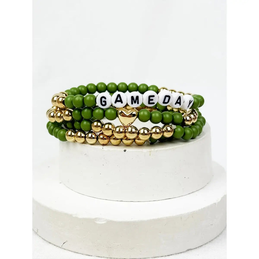 Gameday Layered Stretch Bracelet