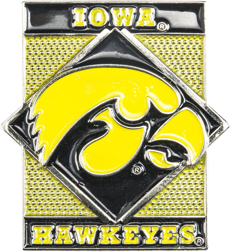 Iowa Hawkeye Diamond Pin