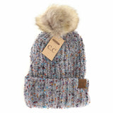 CC Confetti Mohair Ribbed Beanie