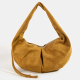 Suede Baggy Hobo Bag