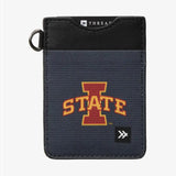 Iowa State Gray Leather Vertical Wallet