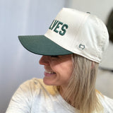 WOLVES Two Tone Vintage Hat
