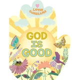 God Is Good Praying Hands Shaped Book