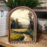 Arched Moody Dirt Road Sign 8.25x11"