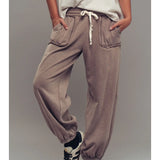 Wide Leg Cotton Jogger Sweatpants