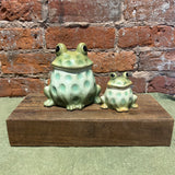 Green Terracotta Frog