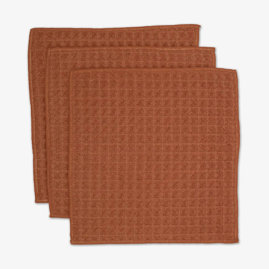 Geometry Waffle Washcloth Set