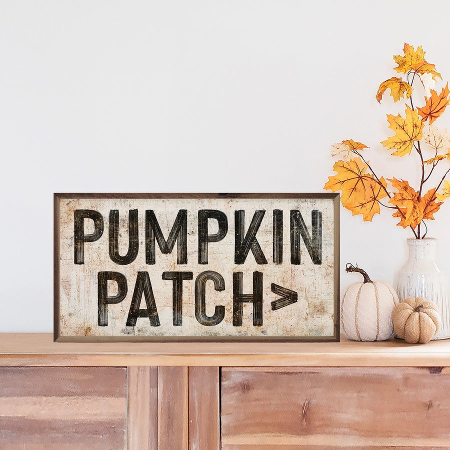 Pumpkin Patch Sign 24x12