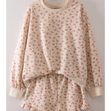Floral Print Knit Short