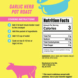 Garlic Herb Pot Roast Crockstar Kit