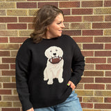 Oversized Gameday Football Puppy Sweater