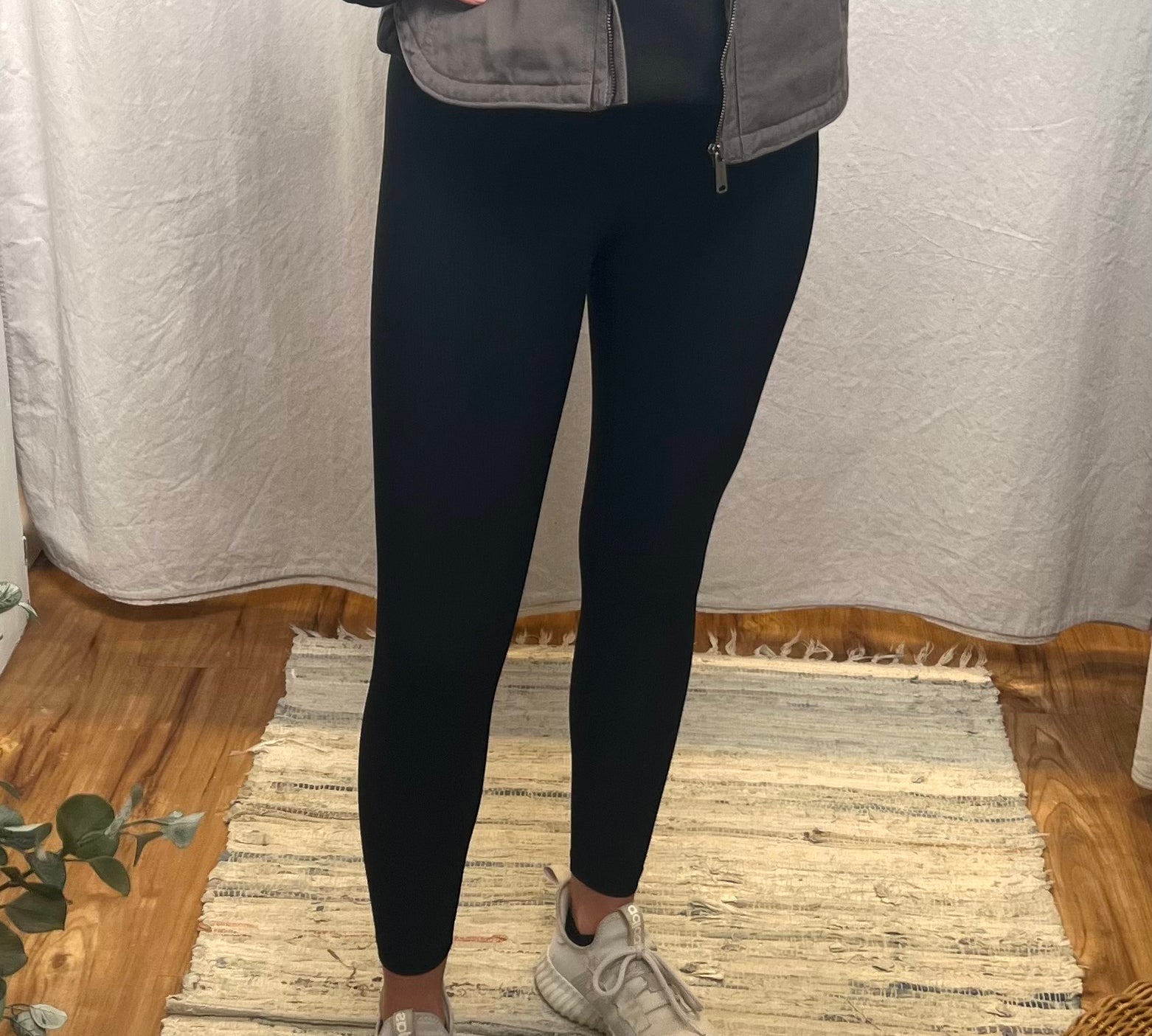 Nylon Ribbed Leggings