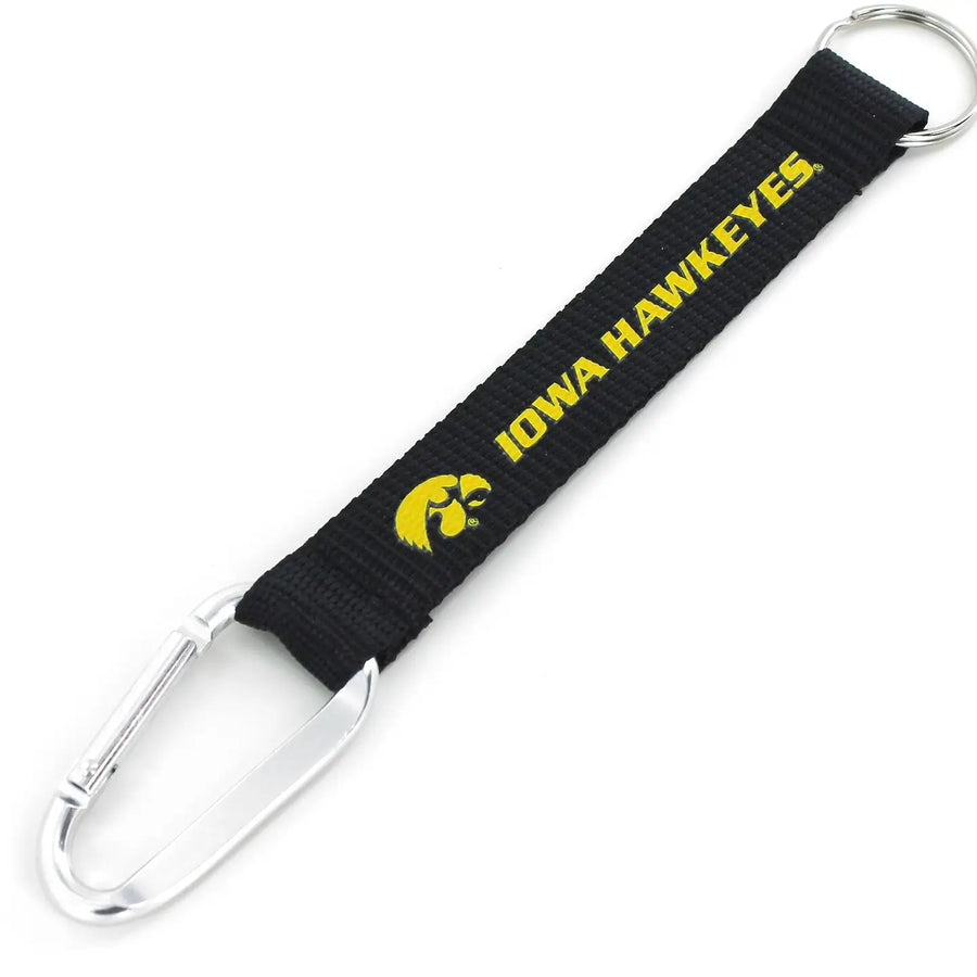 Iowa Hawkeye Lanyard Keychain