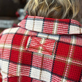 Oversize Checkered Casual Shacket