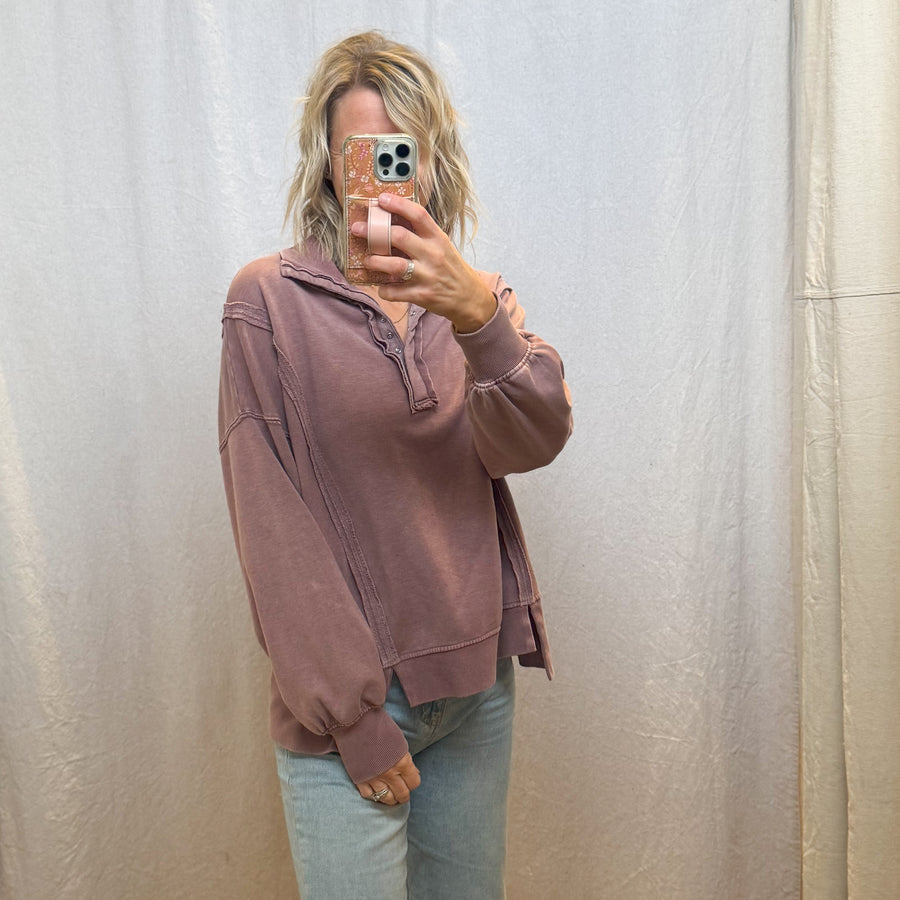 Mineral Wash French Terry Sweatshirt