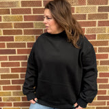 Mock Neck Sweatshirt