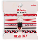 Black & Red Gameday Hair Tie Set