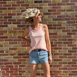 High Rise Western Detail Cello Shorts
