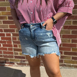 Judy Blue Star Cut Off Shorts