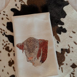 Hereford Cow Tea Towel