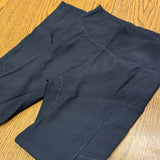Nylon Ribbed Leggings w/Side Pocket