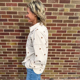 Embroidered Corduroy Shirt