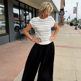Smocked Wide Waist Resort Pants