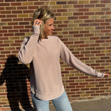 Luxe Corded Crew w/Rounded Bottom