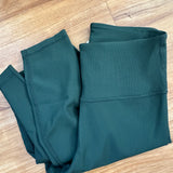Nylon Ribbed Leggings