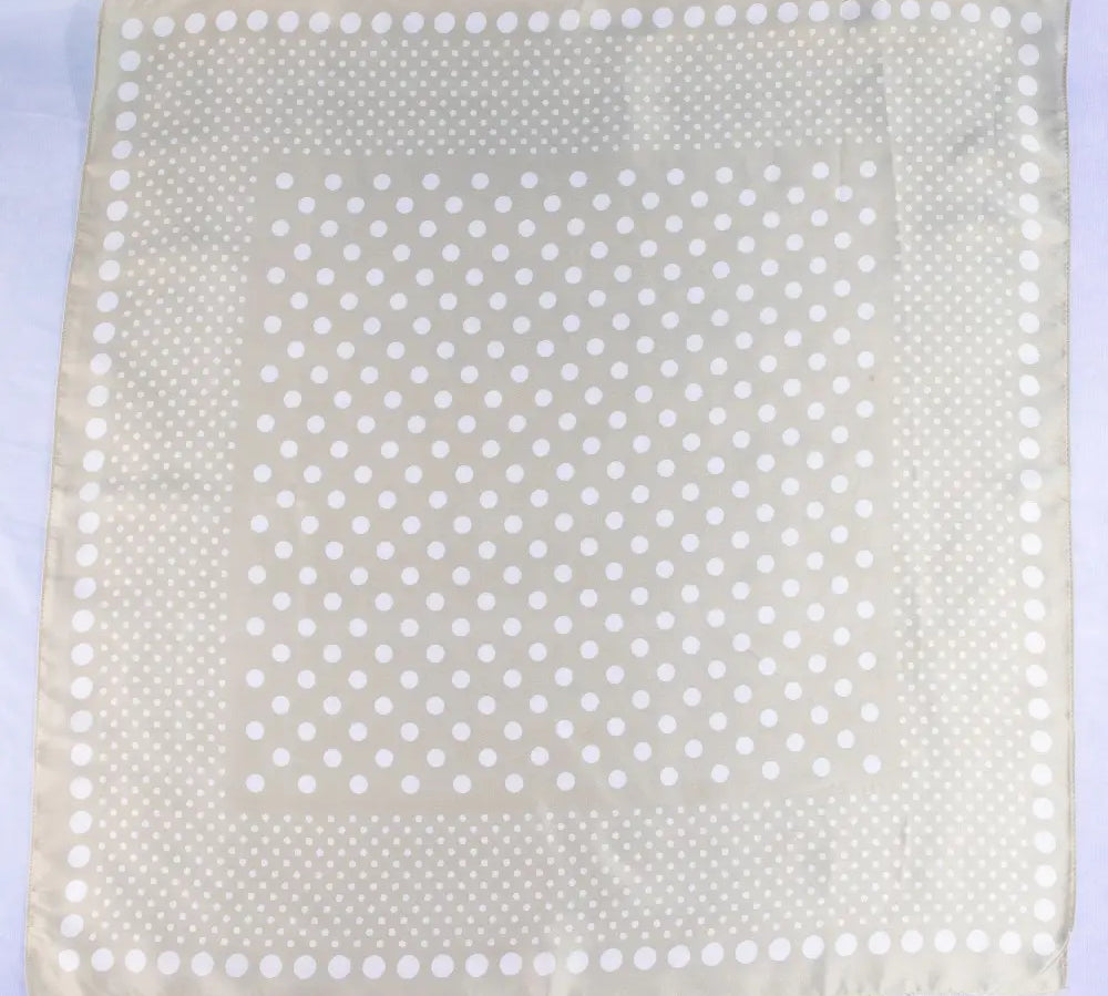 Ombre Polka Dot Satin Scarf