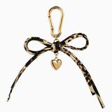 Leopard Bow Bag Charm