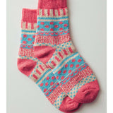 Colorful Isle Knit Socks