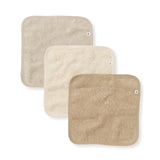 Organic Cotton Woven Washcloth Set of 3