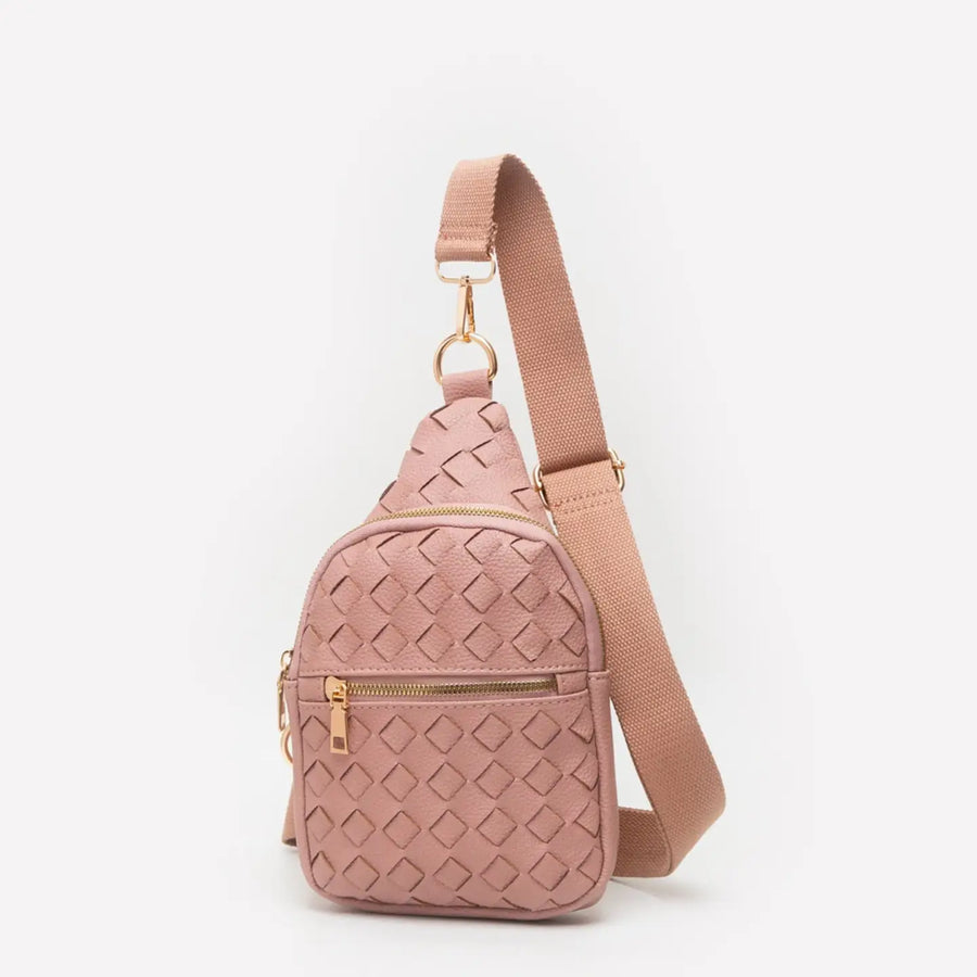 Tallie Woven Sling Bag