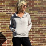 Modal Scuba Quarter Zip Hoodie Jacket