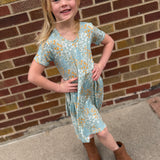Toddler Blue Meadow Dress