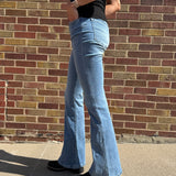 Vervet Just Fine High Rise Flare Jeans