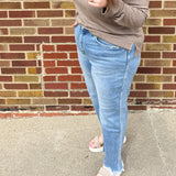Plus Fonda Straight Vervet Jeans