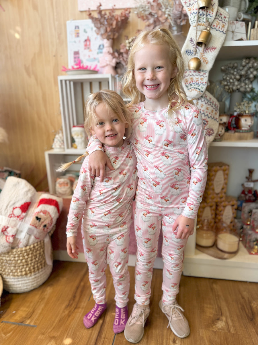 Santa Baby Pink Kids Pajama