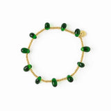 Hope Gold Stretch Bracelet w/Teardop Bead