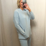 Textured Sweater Hoodie Top