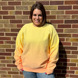 Ombre Luxe Corded Crew