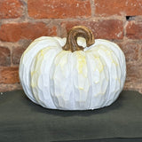 Cream Ceramic Pumpkin